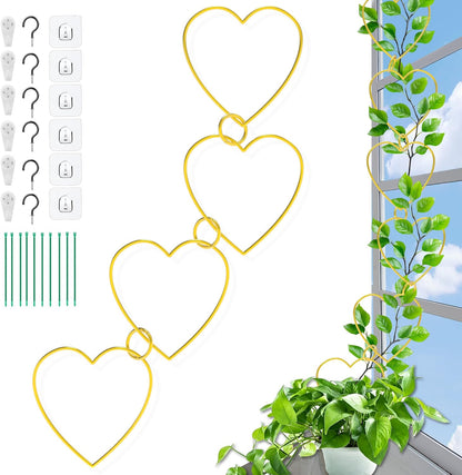 20 Pcs Chain Trellis for Climbing Plants Indoor Outdoor, Plant Trellis, Garden Plant Wall Trellis