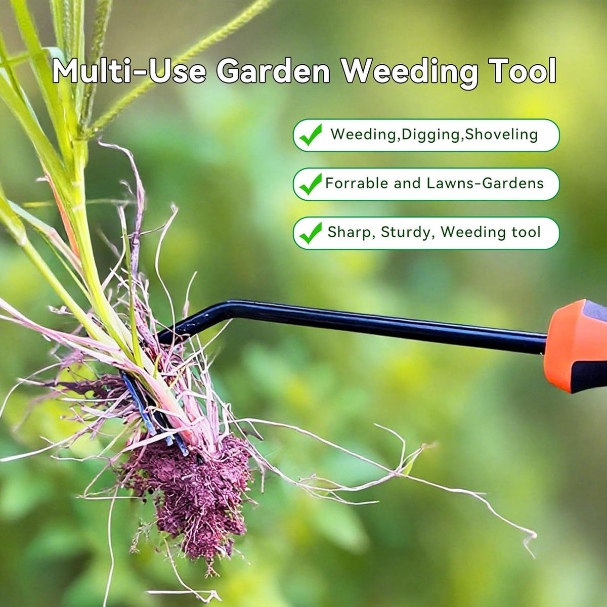 Weed Puller Tool,Portable Garden Hand Tool for Weed Removal,2024 New Garden Weeder Tool Stainless
