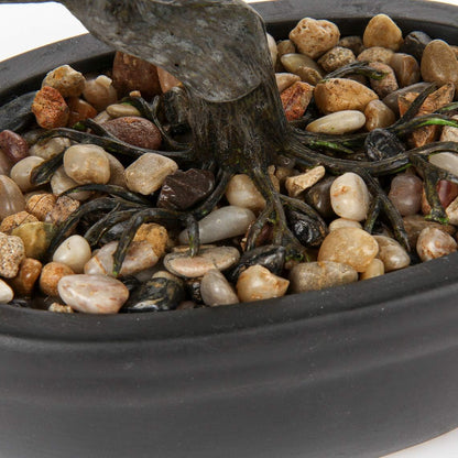 Artificial Bonsai Tree Juniper Faux Plants Indoor Small Fake Plants Decor with Ceramic Pots for