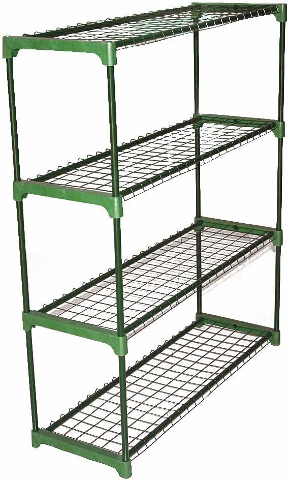 Panana 4 Tier Garden Greenhouse Steel Staging Shelving Plant Stand Garden Shelving Unit Garage