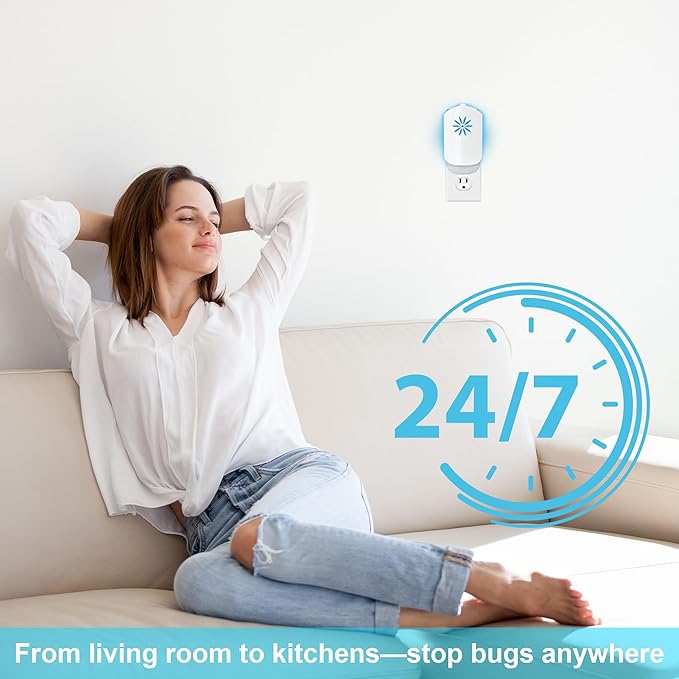 Flying Insect Trap Indoors, Gnat Killer Indoor Captures Fruit Flies, Mosquito and Gnats, Gnat Traps