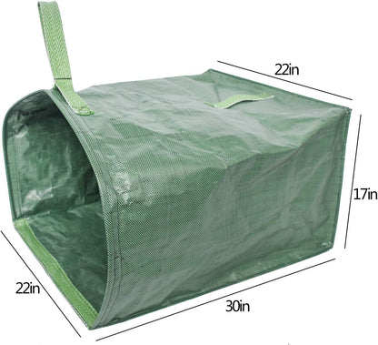 UNISTRENGH 2-Pack Set 106 Gallons Reusable Garden Bag with Reinforced Handles Heavy Duty Gardening