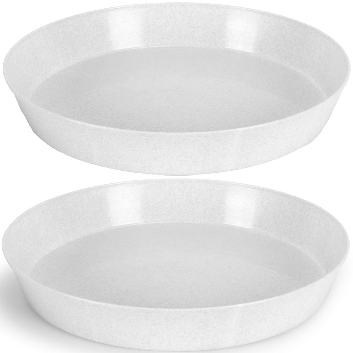 Austin Planter 18in (16.3in Base) White Granite Case of 2