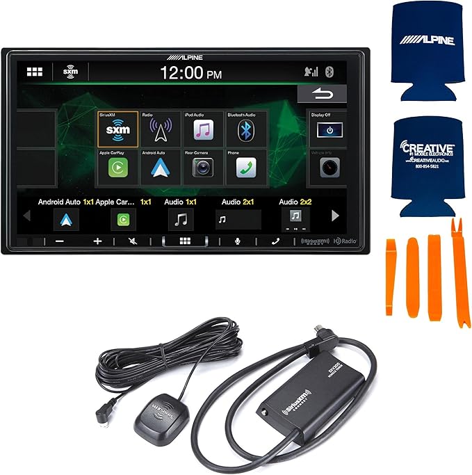 Alpine i407-WRA-JK 7in in-Dash Digital Receiver with SXV300v1 Satellite Radio Tuner Compatible with