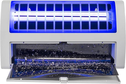 Awoco LED 13W 100V-240V Wall Mount Sticky Fly Trap Lamp for Capturing Flies, Mosquitoes, Moths and