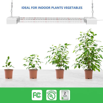 LED Grow Lights 16W Full Spectrum Integrated Growing Lamp Lighting Fixtures with High PPFD for