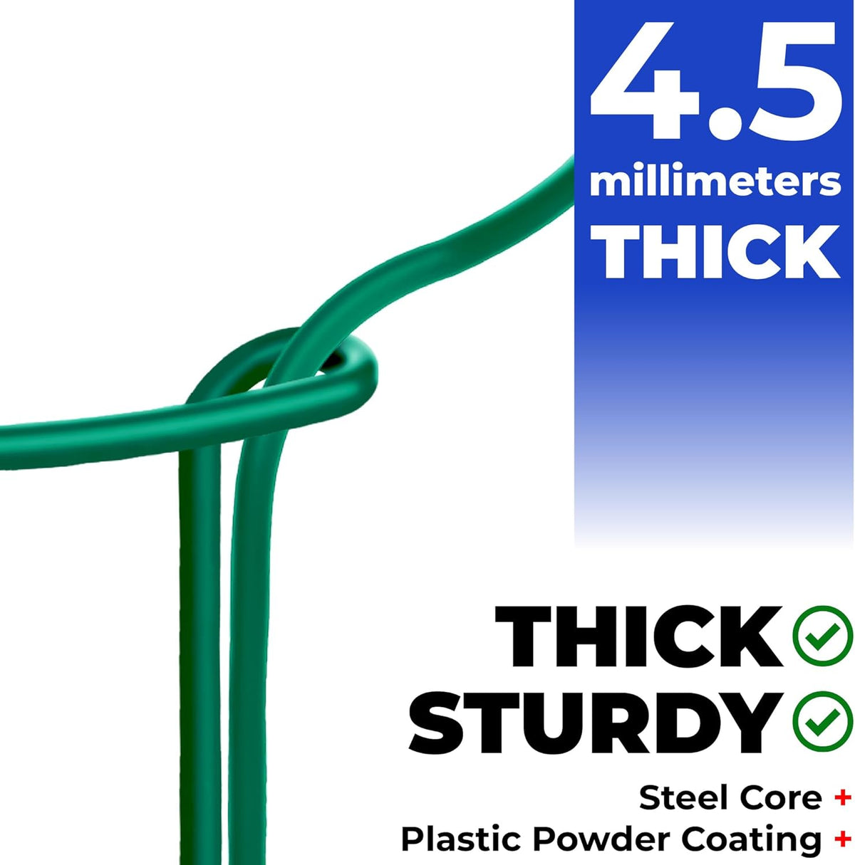 Tall Plant Support Stakes for Indoor and Outdoor - Peony Cages and Supports - Plant Cage Ring for