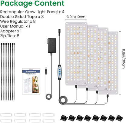 Grow Lights for Seed Starting, 552 LED Full Spectrum Plant Light Panel for Growing Indoor Plants