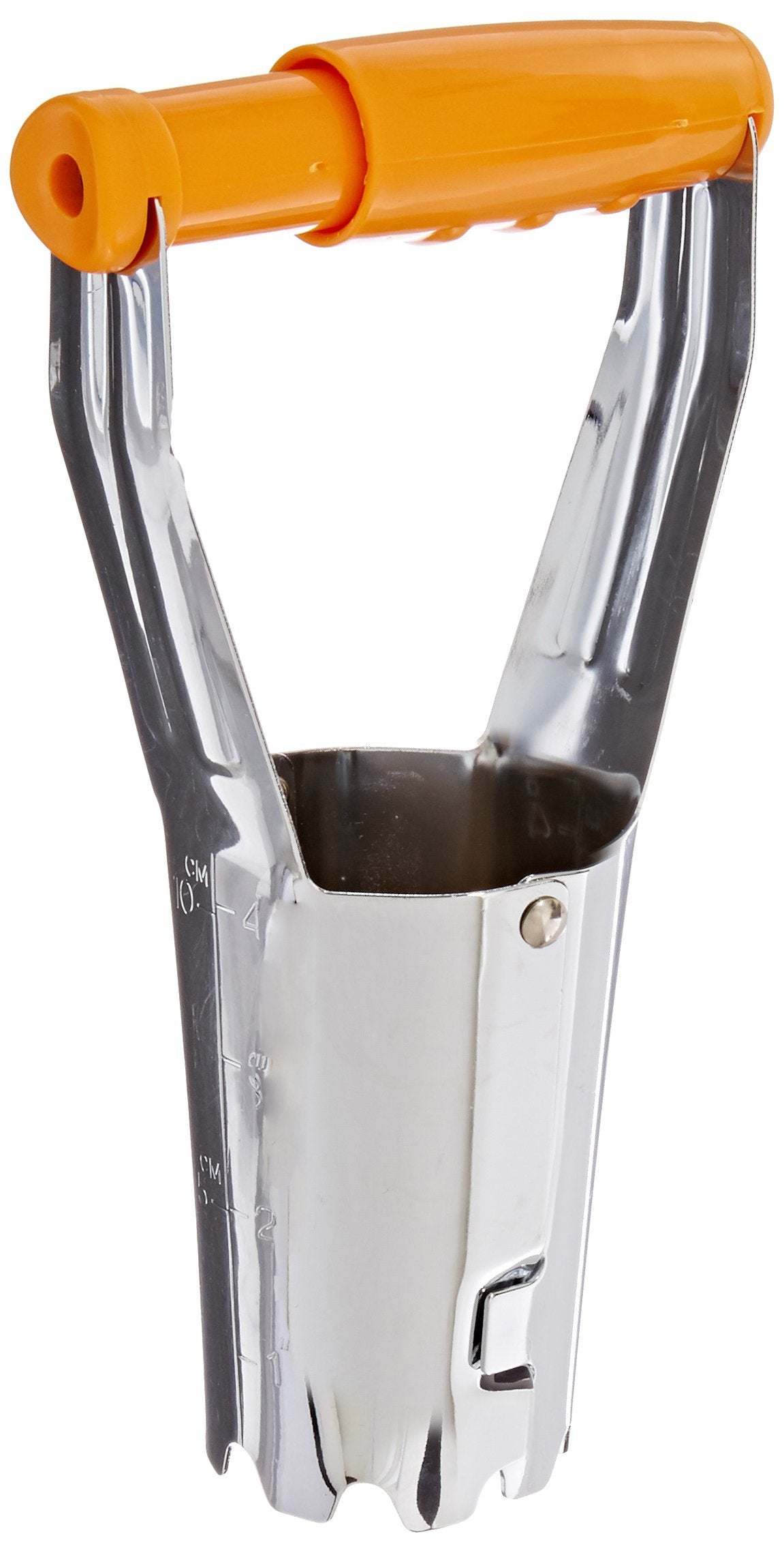 Fiskars Bulb Planter, Spring-Loaded Handle for Easy Bulb Planting, Depth Gradation Marks for