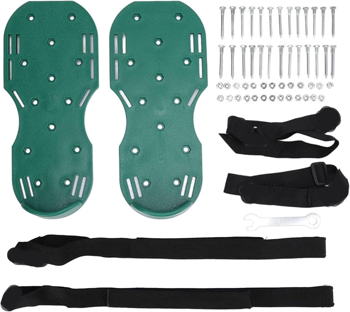 The Lawn Aerator Shoes for Grass, Epoxy Spiked Shoes with 1.65'' Sharp Short Spikes, Garden Grass