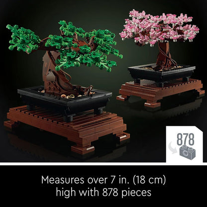 LEGO Botanicals Bonsai Tree Building Set - Artificial Bonsai Tree Plants for Home Decor, Adults
