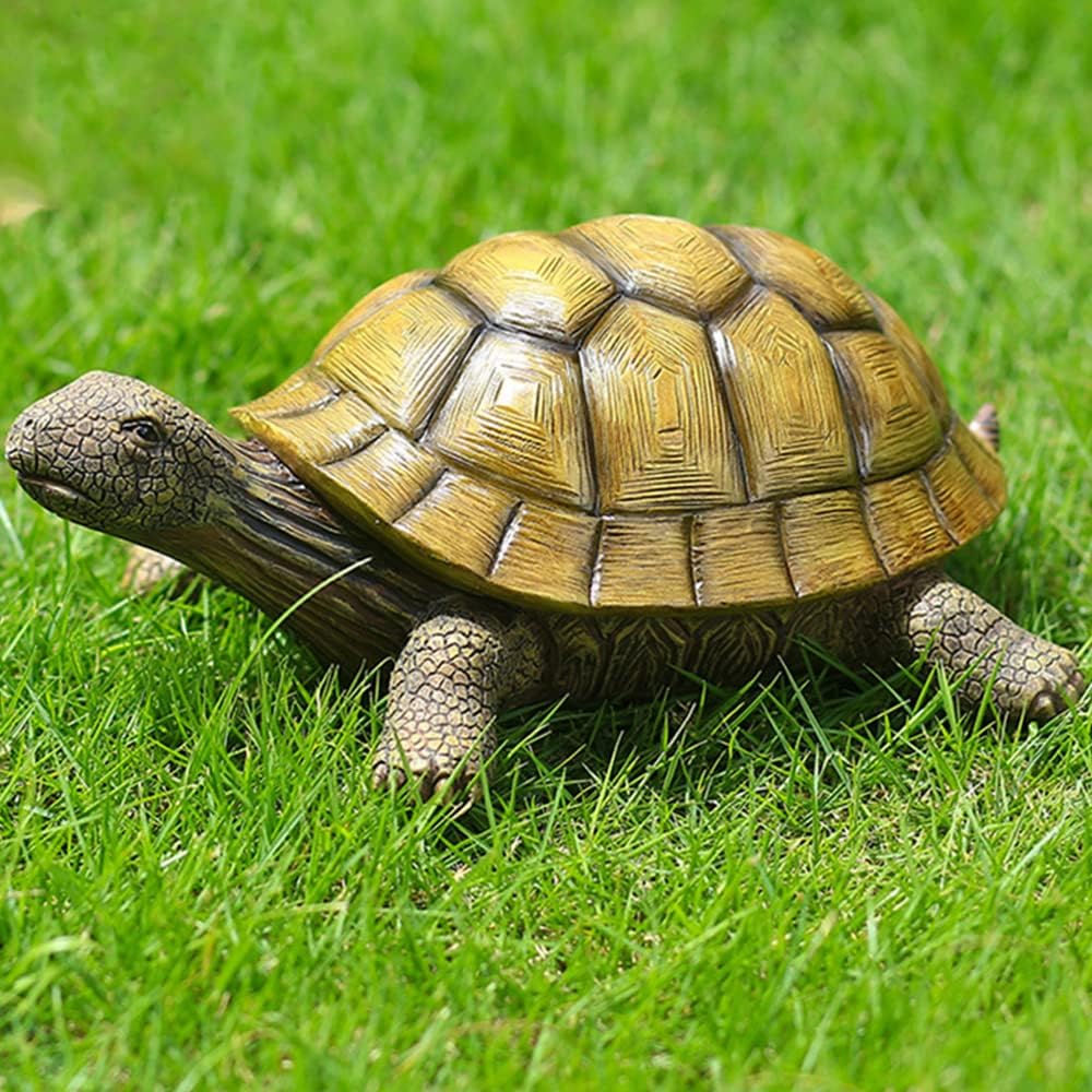 Turtle Garden Statue,Outdoor Decoration for Backyard/Patio/Pond/Lawn,Indoor Tortoise Figurine