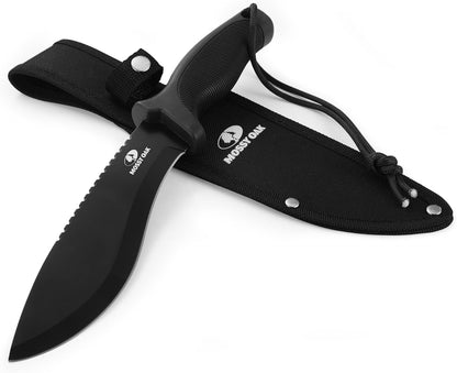 Mossy Oak 11.5'' Machete for Yard Work, Survival Kukri Machete Knife with Sheath, EDC Gear