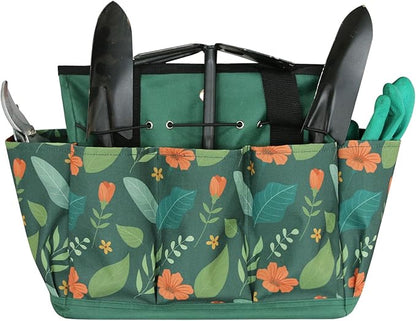 Garden Tool Bag, Portable Garden Tote Bag with Handle, Oxford Garden Tool Organizer Bag, Ideal