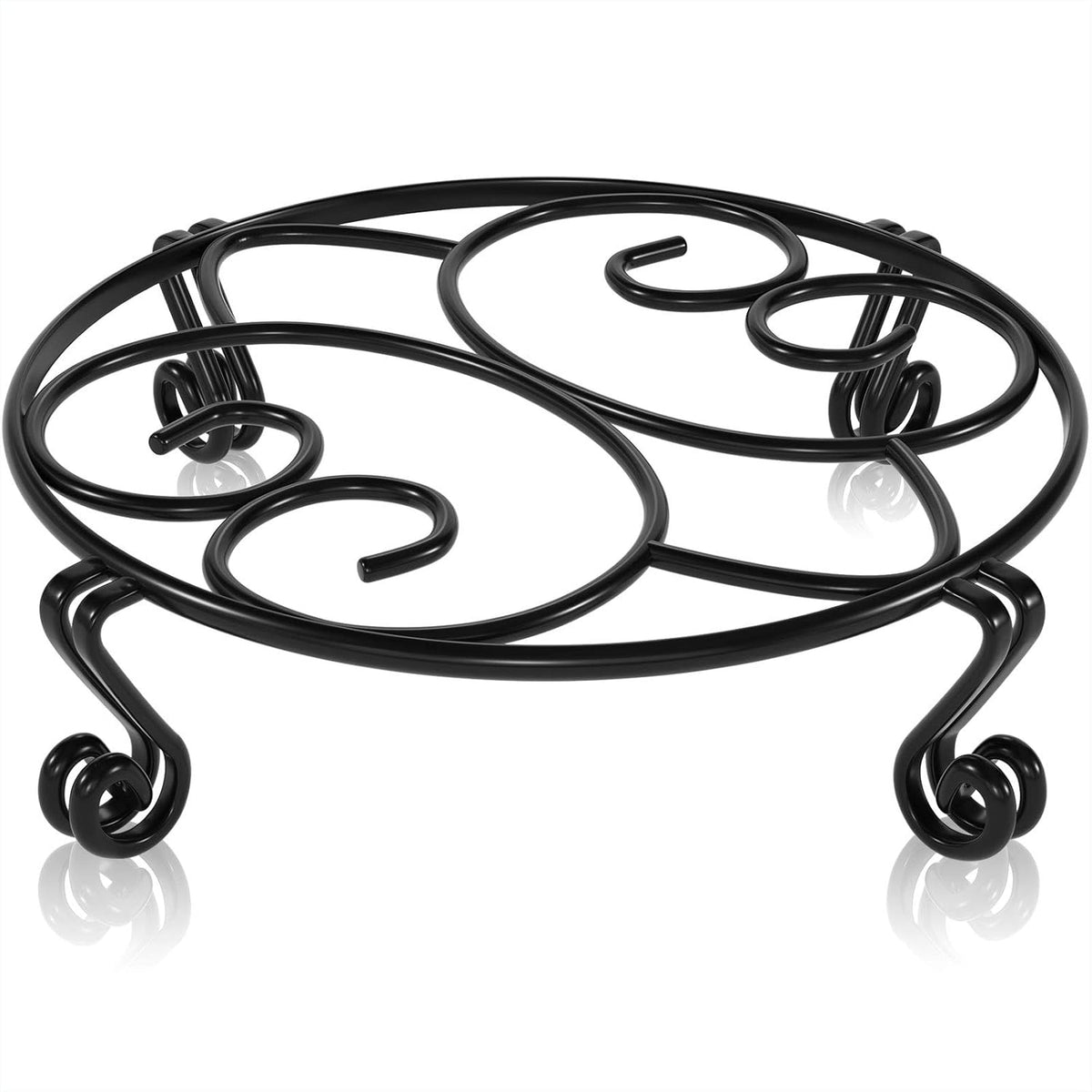 Yimobra Original Patented Plant Stand for Flower Pot Heavy Duty Potted Holder Indoor Outdoor, Metal