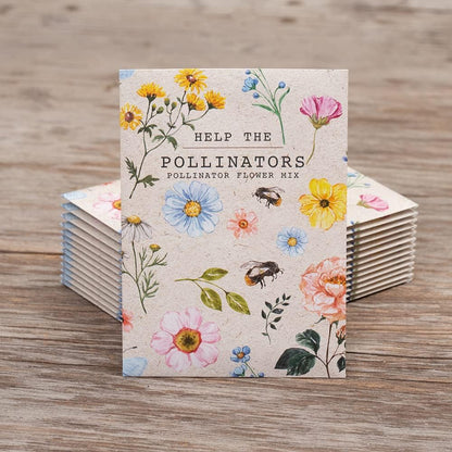 Bentley Seed Co. | Help Pollinators Kraft Bee! | 25 Non-GMO, Non-Coated Pollinator Wildflower Seed