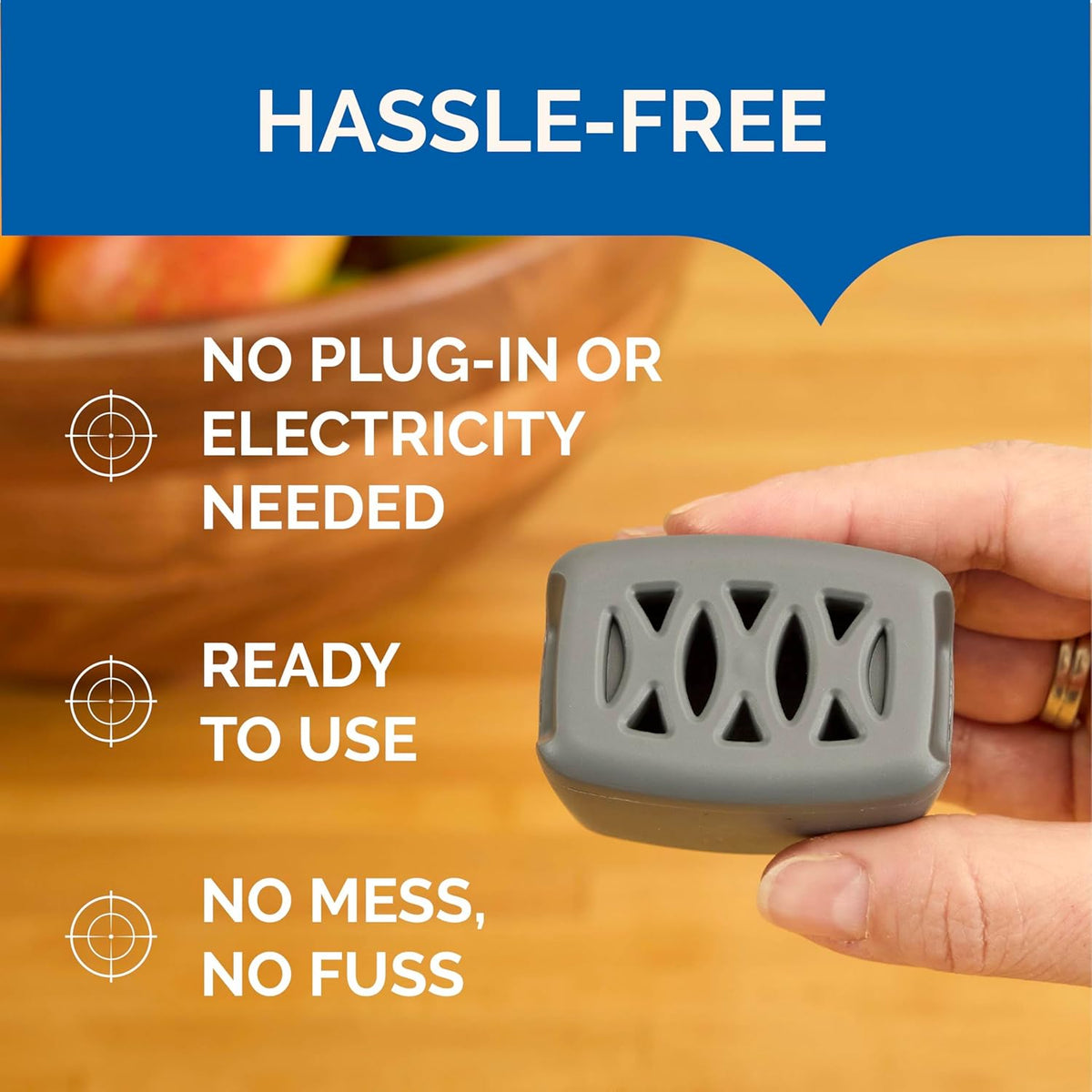 Hot Shot Flying Insect Trap, Discreet, Hassle-Free Trap Attracts, Captures House Flies and Fruit