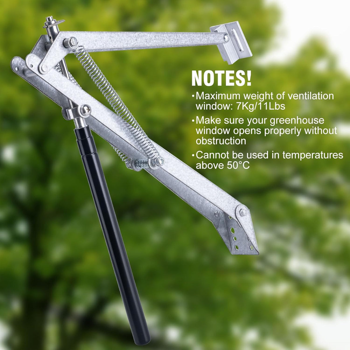 CHANGE MOORE Auto Vent Opener 1Pack Automatic Greenhouse Window Opener, Roof Vent Opener Auto Vent