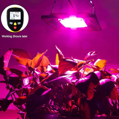 Full Spectrum LED Grow Lights for Indoor Plants, CANAGROW Waterproof COB Outdoor Grow Light, Plant
