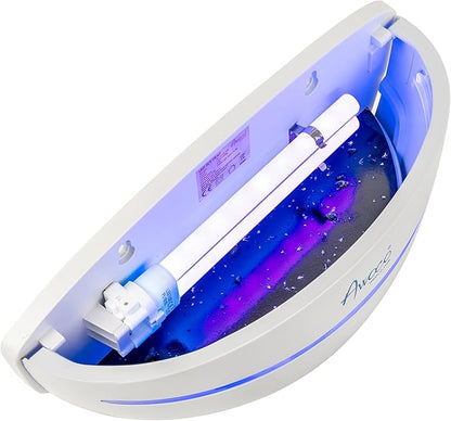Awoco LED 5W 100V-240V Wall Mount Sconce Sticky Fly Trap Lamp for Capturing Flying Insects, Flies