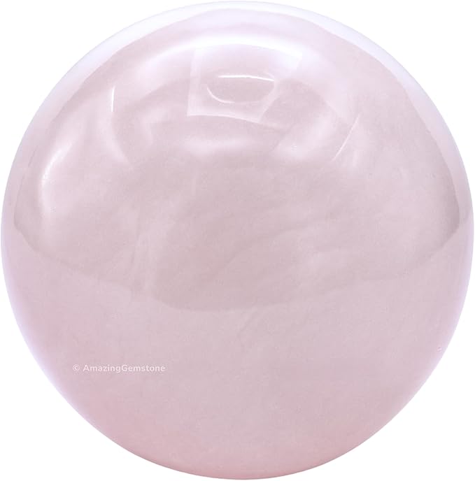 Amazing Gemstone Pink Calcite Crystal Ball with Stand - 2 Inches Crystal Sphere Meditation Balls