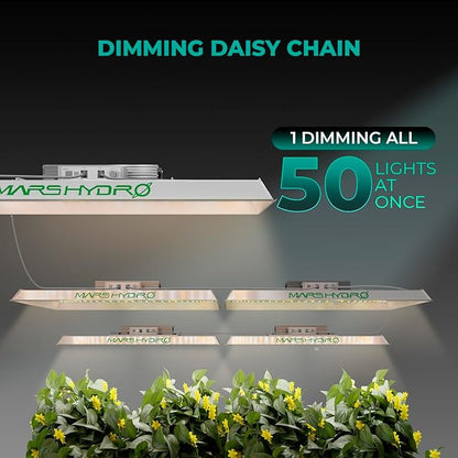 MARS HYDRO TS 3000 420W LED Grow Light for Indoor Plants Full Spectrum Commercial Grow Daisy Chain