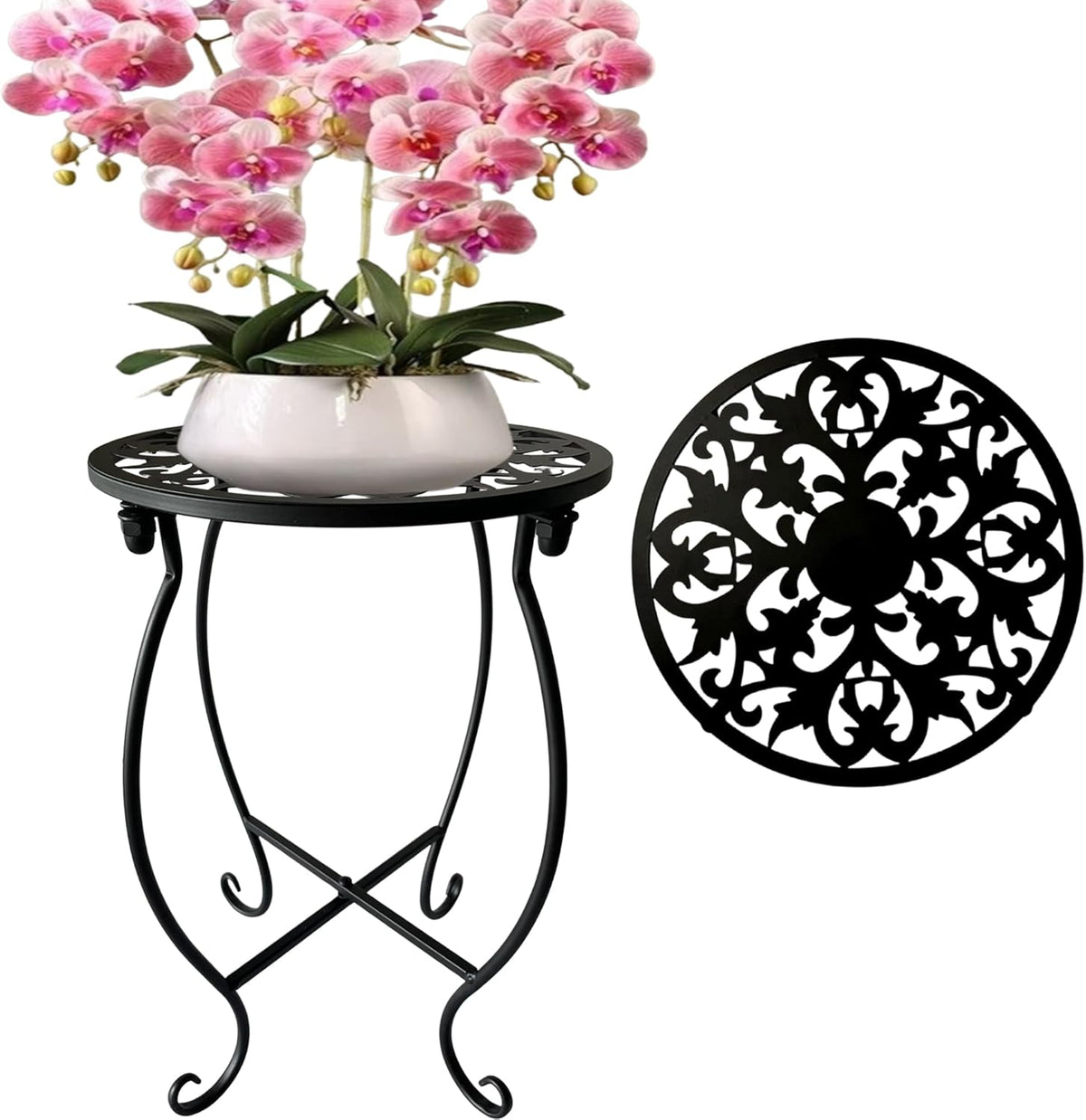 Plant Stand Indoor Outdoor, Metal Plant Stand for Indoor Plants Iron Art Flower Pot Holder Stand