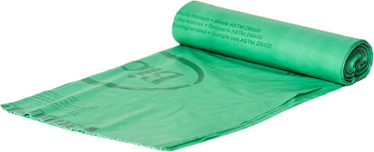 BioBag (USA) The Original Compostable Bag, 39 Gallon, 120 Count, 100% Certified Compostable Trash