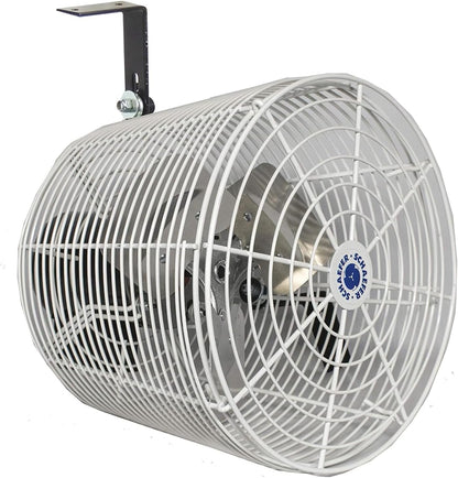Schaefer Versa-Kool Air Circulator Fan W/Button Control, Ceiling Wall Mount Greenhouse Fan & Steel