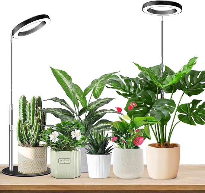 Grow Lights for Indoor Plants Full Spectrum, 80 LEDs Plant Light for Indoor Plants, Height