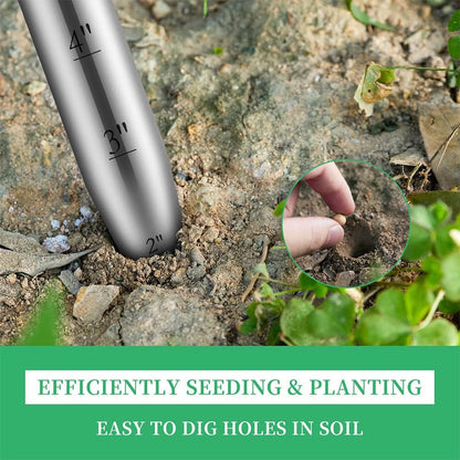 Hand Dibber, Seed Dibber, Bulb Planter Tool, Seed Planter Tool, Hole Digger for Plant Labels, for