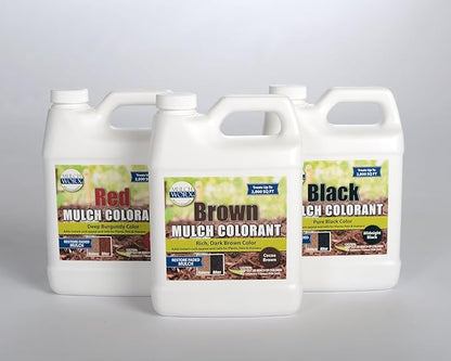 Sanco Industries MulchWorx Brown Mulch Color Concentrate - 2,800 Sq. Ft. - Rich Dark Brown Mulch