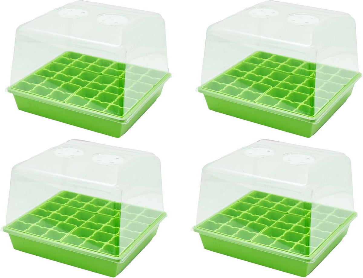 Bootstrap Farmer Countertop Seed Starter Kit in Green, Reusable 1010 Tray Bundle with Inserts and