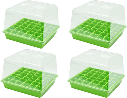 Bootstrap Farmer Countertop Seed Starter Kit in Green, Reusable 1010 Tray Bundle with Inserts and