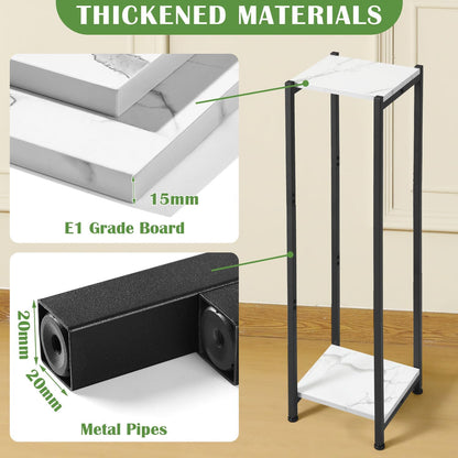 Extra Tall Plant Stand Indoor,40 Inch Plant Stands,2 Tier Metal Plant Stand with Heavy Duty