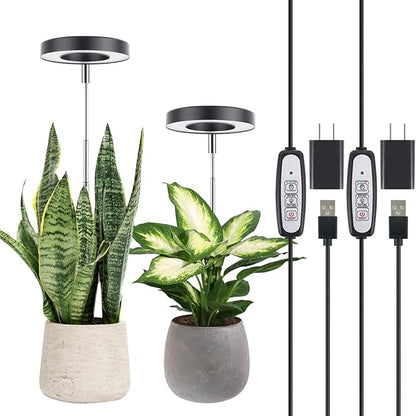 LORDEM Plant Grow Light, Full Spectrum LED Plant Light for Indoor Plants, Growing Lamp with Auto