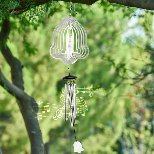 Wind Chimes with Bells Wind Spinner, Outdoor Garden Decor Wind Spinner, Gifts for Women, Mom