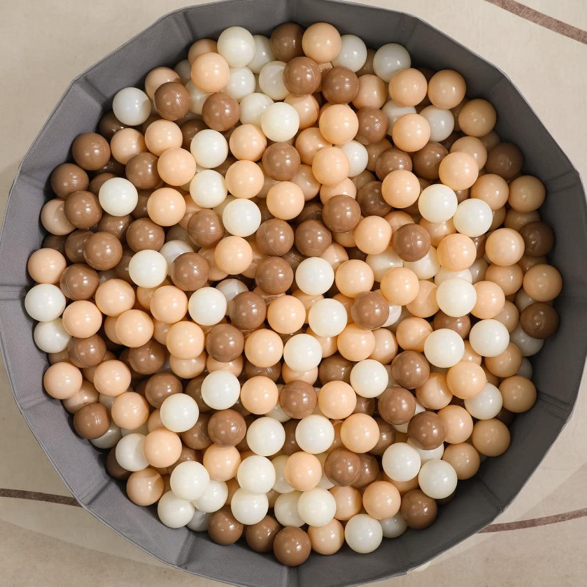 TRENDPLAY Plastic Balls for Ball Pits - Hollow Balls- Safe and Exciting Playtime - Perfect for Baby
