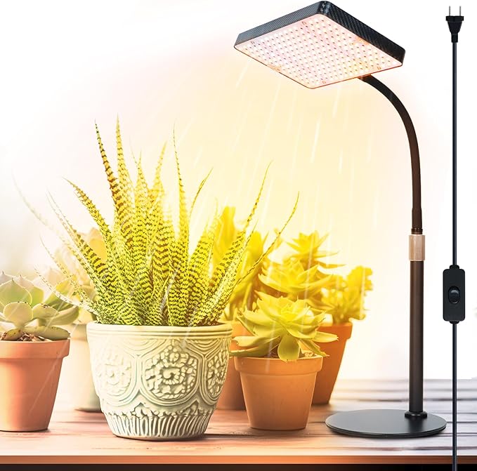 25 Watt Power Table Top Grow Lights for Indoor Plants, Seed Starting, Bonsai, 2500 Lumen Enough