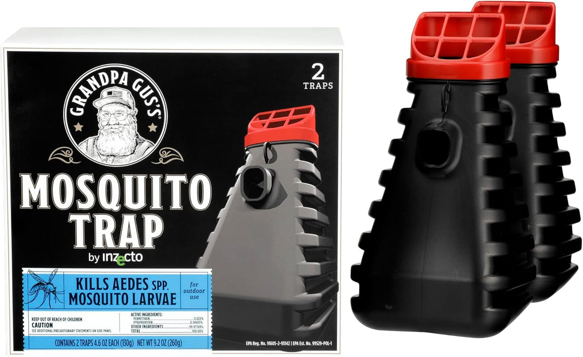 Grandpa Gus’s Mosquito Trap - Effective Long Term Outdoor Mosquito Control Killer Trap, Eco