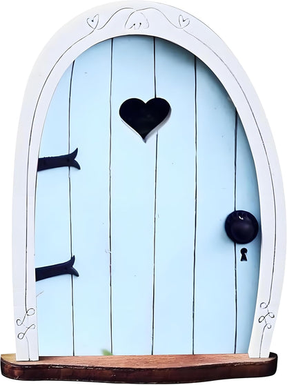 Whimsical Miniature Fairy Door - Handcrafted 3D Mini Woodland Portal Tree Accessory for DIY Garden