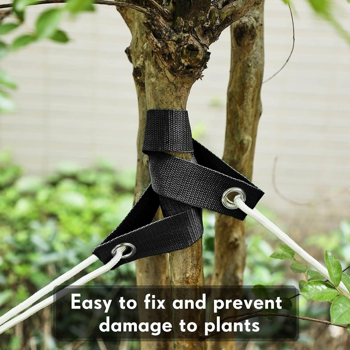 48 Pcs 15.74 Inches Tree Straps for Staking with Grommet Heavy Duty Young Tree and Plant Supports