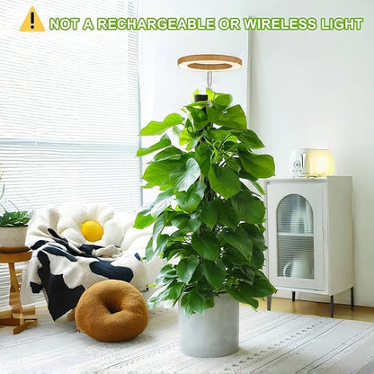 Plant Grow Light,yadoker LED Growing Light Full Spectrum for Indoor Plants, Paired with a Soil