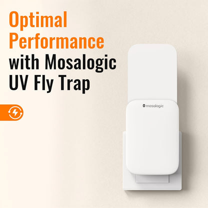 Mosalogic Sticky Card Plug Refill Replacement Glue Cards for Flying Insect Trap Indoor-10pack (No