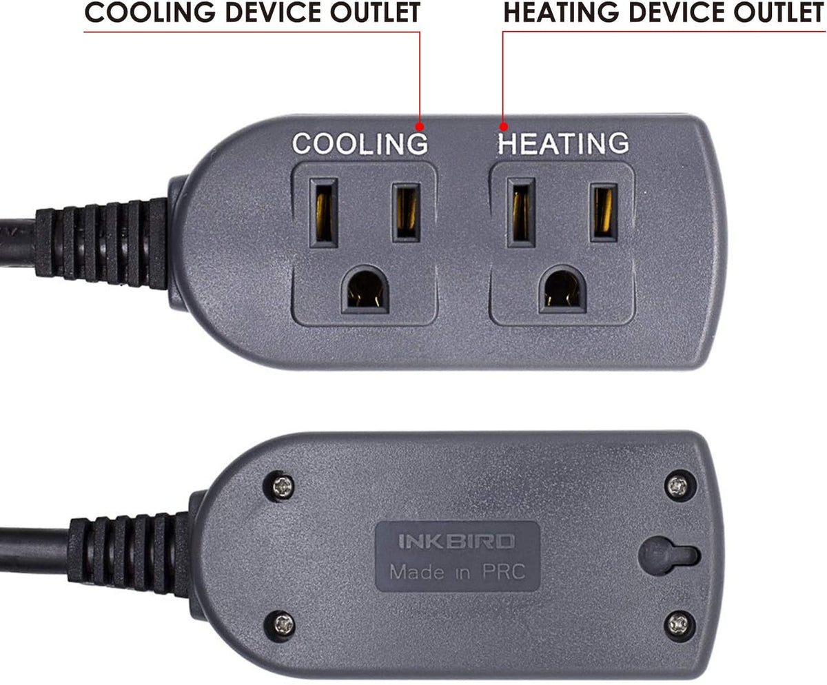Inkbird ITC-308S Aquarium Heating and Cooling Dual Stage Temperature Controller Freshwater