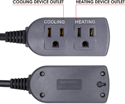 Inkbird ITC-308S Aquarium Heating and Cooling Dual Stage Temperature Controller Freshwater