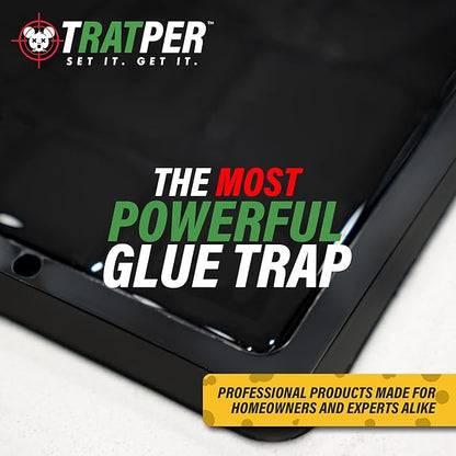 Glue Traps for Mice,Rat,Mouse,Snake,Lizard,Insect. 10 Pack. Extra Strength,Pre-Baited