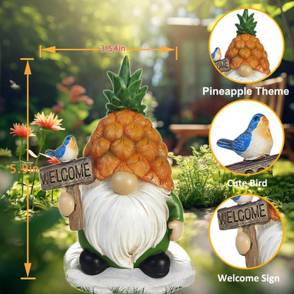 Pineapple Gnome Garden Gnomes Outdoor Gnome with Pineapple Decor for Home Yard Garden Patio Lawn