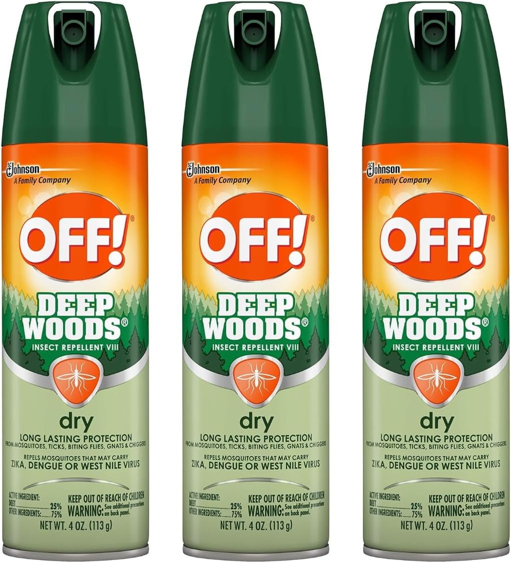 OFF! Deep Woods Sportsman Insect Repellent 4 oz. (Pack of 3)