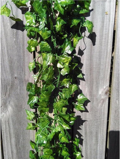 Unilove 168 feet Fake Foliage Garland Leaves Decoration Artificial Greenery Ivy Vine Plants for